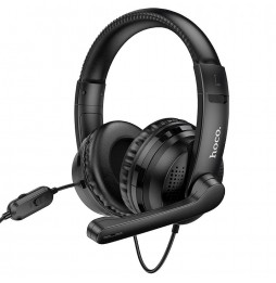 Hoco W103 Magic Tour Cuffie Gaming Microfono Omnidirezionale Jack 3.5mm Nero