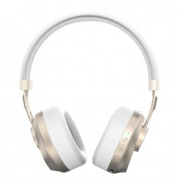 Blue Star BH02 Cuffie Wireless Bluetooth 5.3 Autonomia 40h Ingresso AUX Bianco