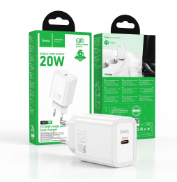 Hoco N60 Caricabatterie Rete USB-C Power...