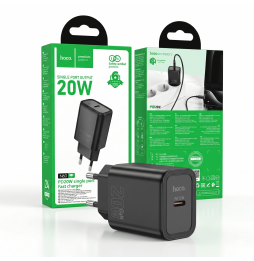 Hoco N60 Caricabatterie Rete USB-C Power...