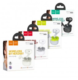 Hoco EQ24 Auricolari Wireless TWS Bluetooth 5.4 Nero Mezzanotte 7h Autonomia