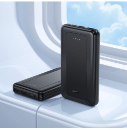 Hoco J165 Powerbank 10000 mAh 2A Slim Doppia Uscita USB Polimeri Di Litio Nero