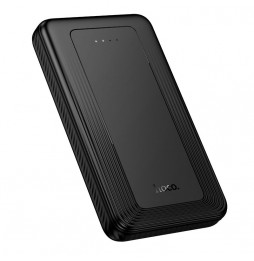 Hoco J165 Powerbank 10000 mAh 2A Slim Doppia Uscita USB Polimeri Di Litio Nero