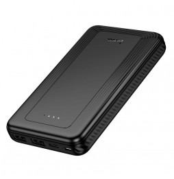 Hoco J165 Powerbank 10000 mAh 2A Slim Doppia Uscita USB Polimeri Di Litio Nero