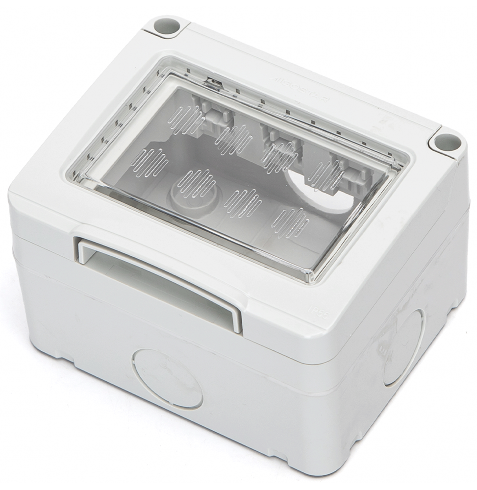 Aigostar Scatola Impermeabile 3 Moduli IP55 Serie ABM Compatibile Matix