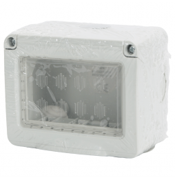 Aigostar Scatola Impermeabile 3 Moduli IP55 Serie ABM Compatibile Matix