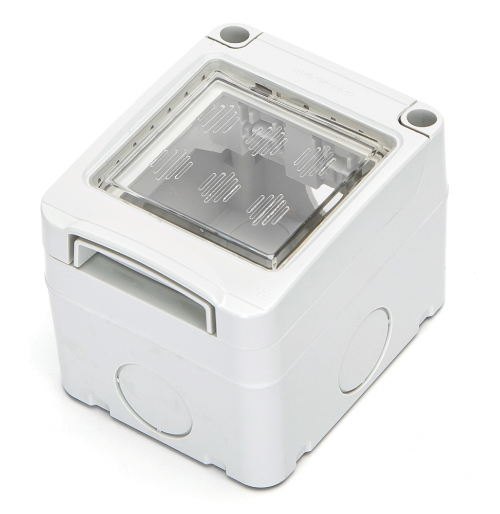 Aigostar Scatola Impermeabile 2 Moduli IP55 Serie ABM Compatibile Matix