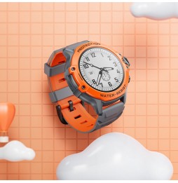 Hoco Y107 Smartwatch Per Bambini 4G GPS Videochiamate Tasto SOS IP54 Arancione