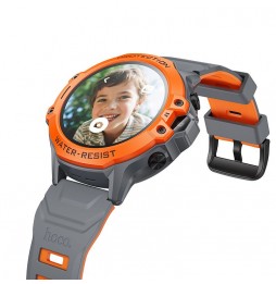 Hoco Y107 Smartwatch Per Bambini 4G GPS Videochiamate Tasto SOS IP54 Arancione