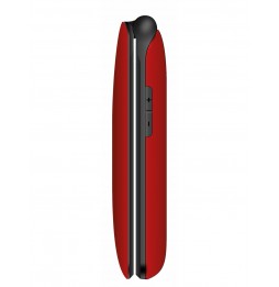 Saiet Like MC21 Cellulare Conchiglia Doppio Display Flip Attivo USB-C Rosso