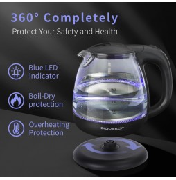 Aigostar Elfin Bollitore Elettrico Mini 1 Litro 2200 Watt Senza BPA