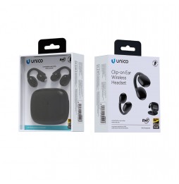 Unico EP6087 Auricolari Bluetooth OWS a Clip Cuffie Sportive Wireless Bianco Microfono ENC
