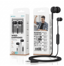 Unico Auricolari In-Ear EP6177 Jack 3.5mm con...