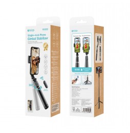 Unico Treppiede Selfie Stick Bluetooth SS2080 Gimbal Singolo Asse Stabilizzato Anti-Vibrazione