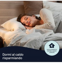 Imetec Scaldasonno Adapto 16728 Maxi Singolo 195×90cm  6 Temperature Timer e Tessuto Anallergico