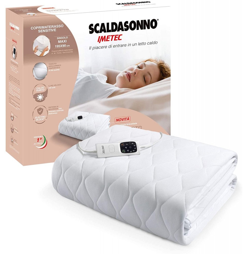 IMETEC Scaldasonno Adapto Maxi Anallergico Matrimoniale Con Angoli Sensitive
