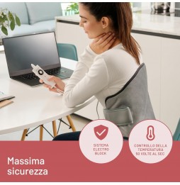 Imetec Intellisense Lumbar Termoforo per Zona Lombare Grigio con Fascia Elastica