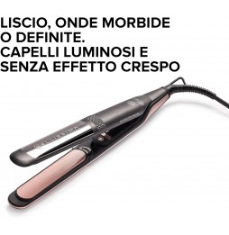 Imetec Bellissima Creativity Multistyle Piastra per Capelli Lisci o Mossi Rosa