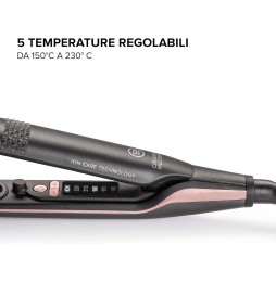 Imetec Bellissima Creativity Multistyle Piastra per Capelli Lisci o Mossi Rosa