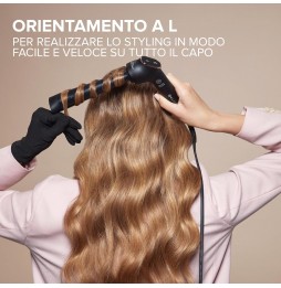 Imetec Bellissima Glam Waves Ferro Arricciacapelli Conico Display LED 5 Temperature