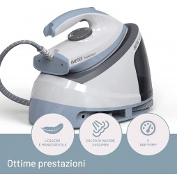 Imetec Rapidvapor Ferro Stiro Generatore Vapore 2400W Piastra Fluid Ceramic 1.2L