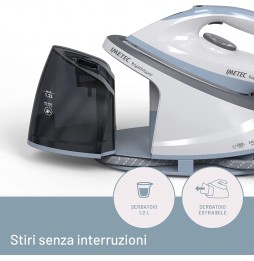 Imetec Rapidvapor Ferro Stiro Generatore Vapore 2400W Piastra Fluid Ceramic 1.2L