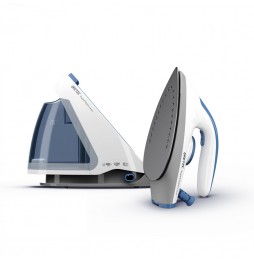 Imetec Rapidvapor Compact Ferro Stiro Caldaia 2200W Serbatoio 1.2L Bianco Blu
