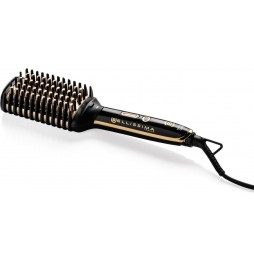 Imetec Bellissima Magic Shine Spazzola Lisciante Riscaldata Ioni Nero Oro 73W