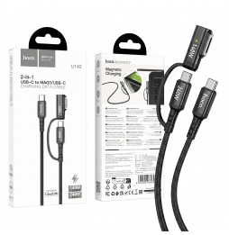 Hoco U142 Cavo 2in1 USB-C MagSafe 3 240W 1.8m...
