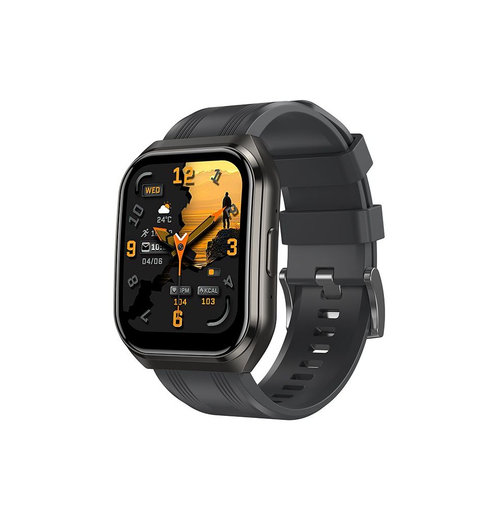 Hoco Y44 Smartwatch 1,83 HD IP68 Chiamate Bluetooth 1000mAh FitCloudPro Nero