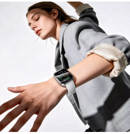 Hoco Y44 Smartwatch 1,83 HD IP68 Chiamate Bluetooth 1000mAh FitCloudPro Argento