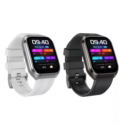 Hoco Y44 Smartwatch 1,83 HD IP68 Chiamate Bluetooth 1000mAh FitCloudPro Argento