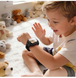 Hoco Y108 Smartwatch Bambini 4G GPS Wi-Fi Tasto SOS SIM IPX7 SeTracker2 Nero