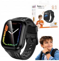 Hoco Y108 Smartwatch Bambini 4G GPS Wi-Fi Tasto SOS SIM IPX7 SeTracker2 Nero