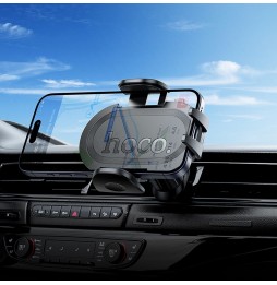 Hoco H53 Supporto Auto Bocchetta Aria Smartphone 4.5-7.0 Pollici Snodo 360 Nero