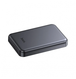 Hoco J160 Power Bank 5000mAh MagSafe 5W USB-C Lightning LED Grigio Metallo
