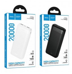 Hoco J153A Power Bank 20000mAh 10W 2x USB A Type C Micro USB Display LED Bianco