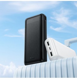 Hoco J153A Power Bank 20000mAh 10W 2x USB A Type C Micro USB Display LED Bianco