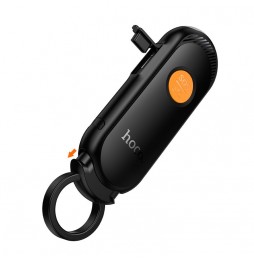 Hoco E99 Localizzatore Compatibile Apple Find My Torcia Allarme 120dB Chiavi Nero
