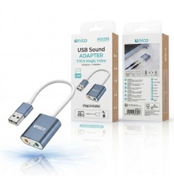 Unico AD1292 Scheda Audio USB Esterna 7.1 Cavo...