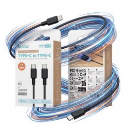 Unico CB2074 Cavo Type C 60W 3A PD Fast Charge...