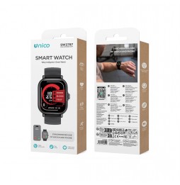 Unico SW2788 Smartwatch Sportivo 2.01 Pollici Bluetooth 5.4 HryFine Nero