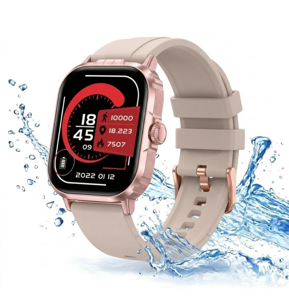 Unico SW2787 Smartwatch Sportivo 2.01 Pollici Bluetooth 210mAh HryFine Rosa
