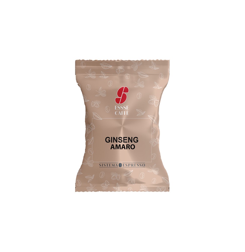 Essse Caffè Capsule caffè Ginseng Amaro Sistema Espresso 50 capsule