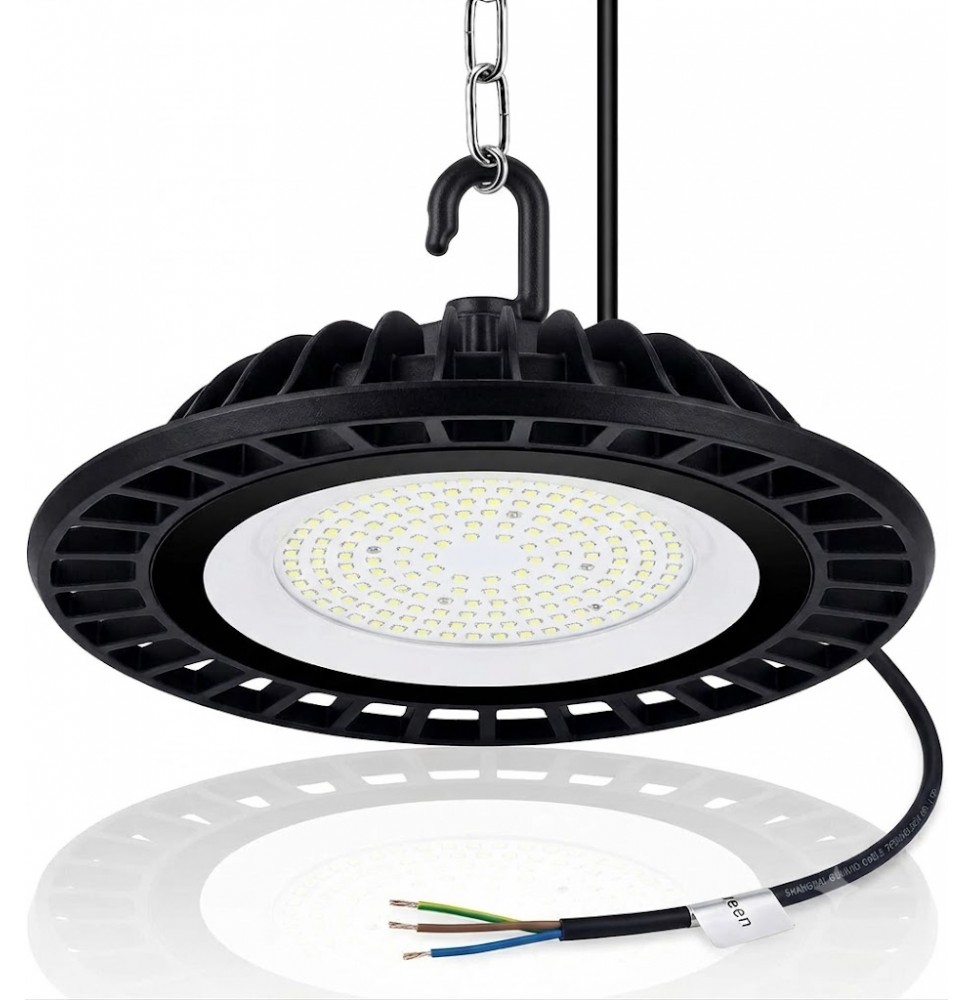 Aigostar Campana LED UFO Industriale 100W 8300lm IP65 Luce Fredda Industriale