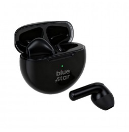 Blue Star Circle Beat TX3 Auricolari Wireless TWS Bluetooth 5.3 Microfono Nero