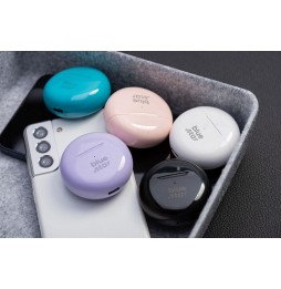 Blue Star Circle Beat TX3 Auricolari Wireless TWS Bluetooth 5.3 Microfono Bianco