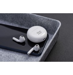 Blue Star Circle Beat TX3 Auricolari Wireless TWS Bluetooth 5.3 Microfono Bianco