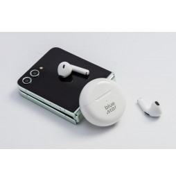 Blue Star Circle Beat TX3 Auricolari Wireless TWS Bluetooth 5.3 Microfono Bianco