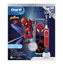 Oral-B Vitality Pro Spazzolino Elettrico Bambini Spiderman Custodia Viaggio